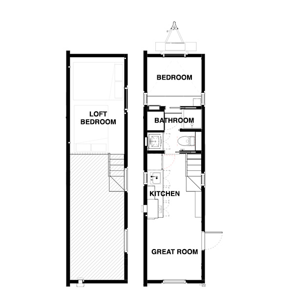 Anderson Tiny House Floor Plan