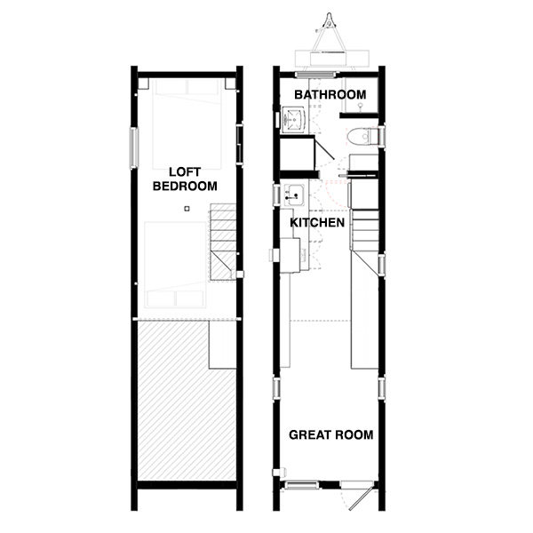 Ingrid Tiny House Floor Plan